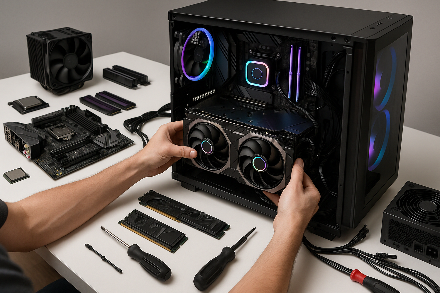 We build gaming PCs