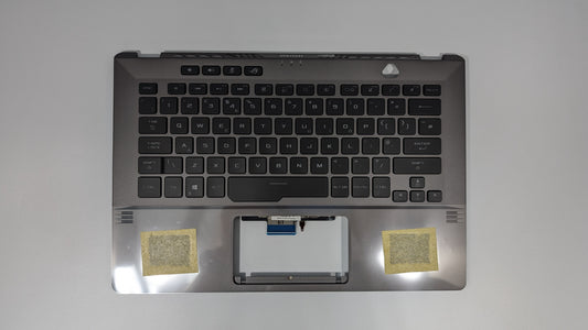 Genuine Asus GA401 GA401IV GA401IU GA401IH UK Palmrest Backlit Keyboard Grey - Original