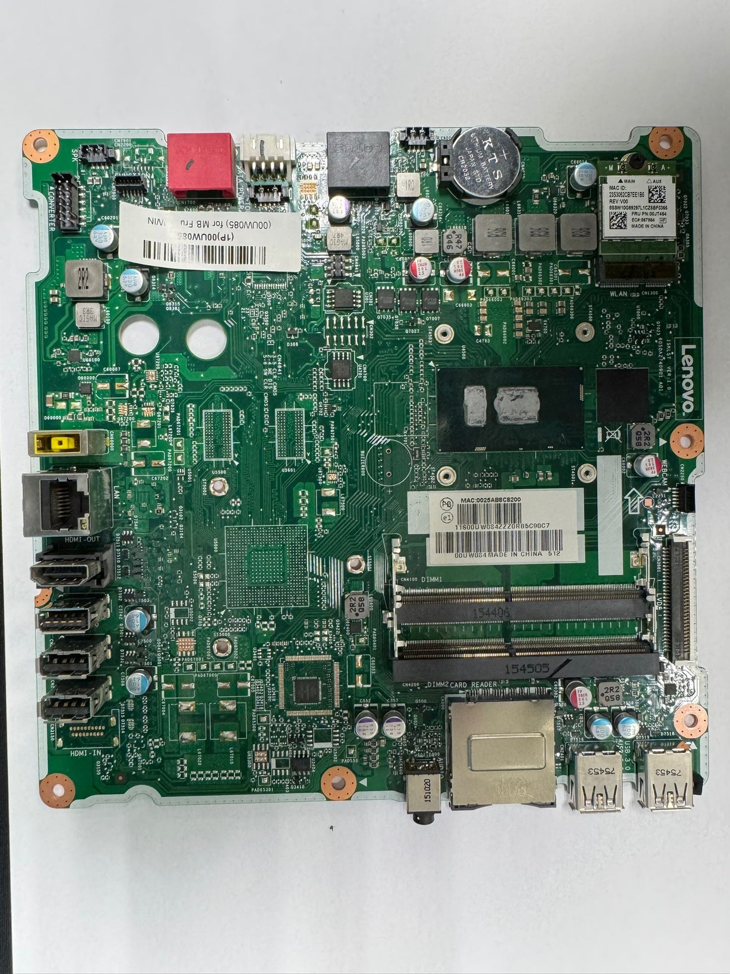 Lenovo IdeaCentre AIO 300-22ISU All-In-One PC Motherboard FRU 00UW085 F0BX009UUK Intel i3-6100U