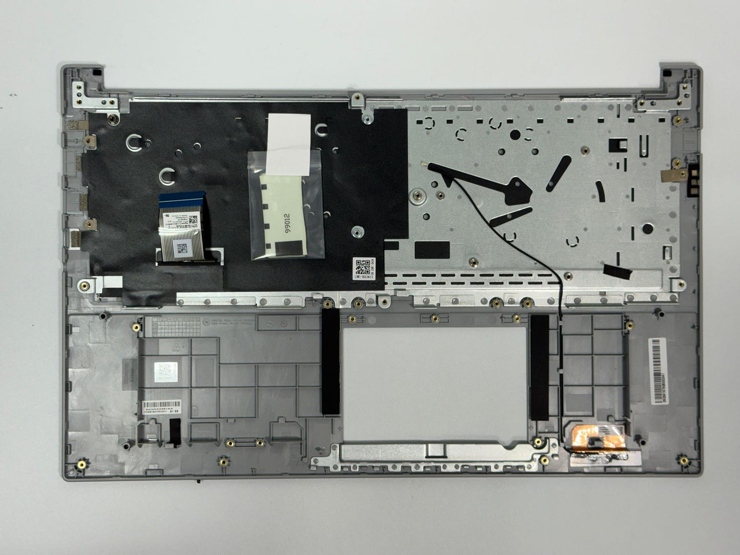New Asus VivoBook Go 15 E1504FA Laptop Palmrest Upper Case & Keyboard Silver UK Layout